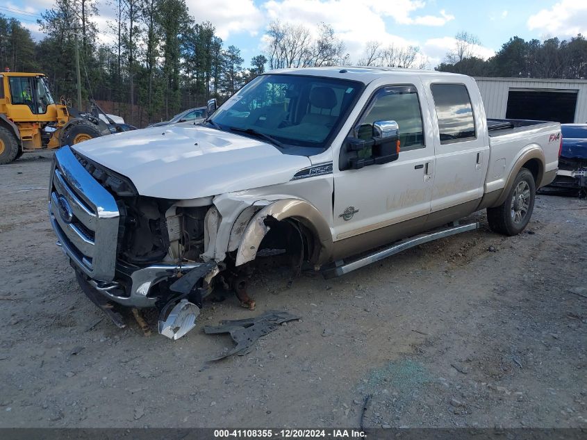 2013 Ford F-250 Lariat VIN: 1FT7W2BT0DEB49274 Lot: 41108355