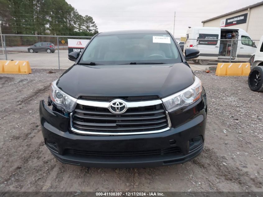 VIN 5TDZARFH1GS020531 2016 Toyota Highlander, LE no.12