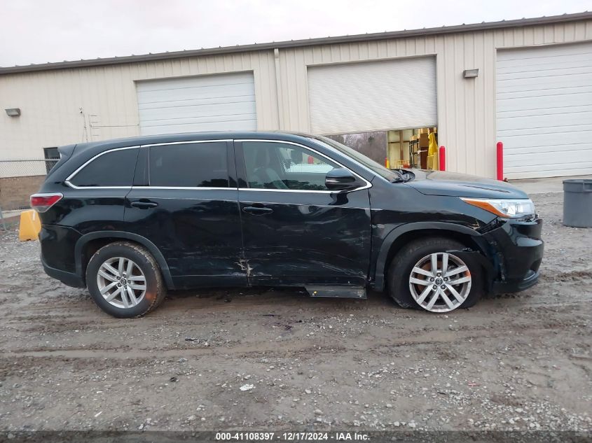 VIN 5TDZARFH1GS020531 2016 Toyota Highlander, LE no.13