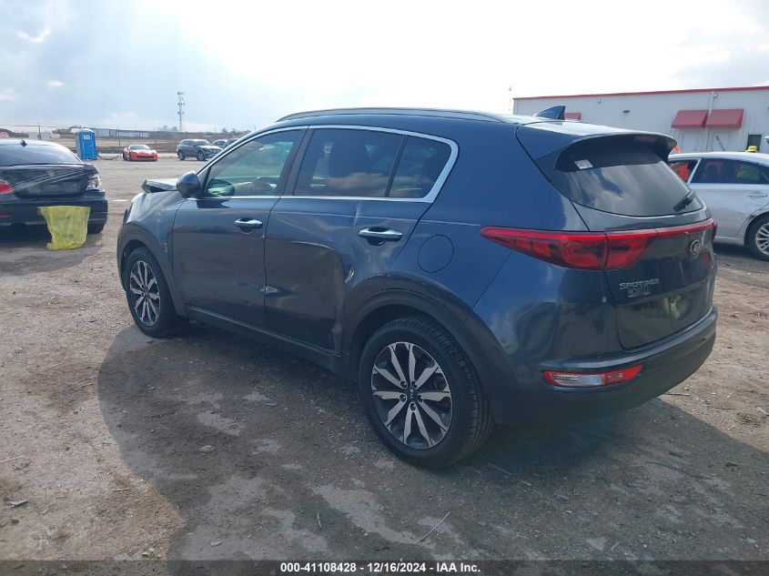 2017 Kia Sportage Ex VIN: KNDPN3AC3H7271681 Lot: 41108428