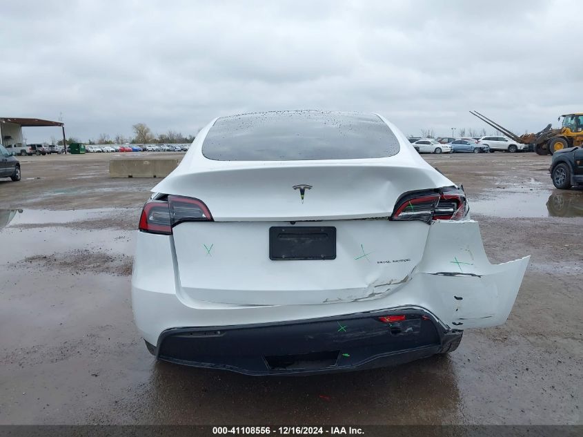 2023 Tesla Model Y Awd/Long Range Dual Motor All-Wheel Drive VIN: 7SAYGDEE6PA095394 Lot: 41108556