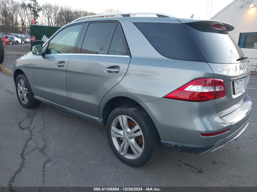 Vin: 4jgda5hb4ca022773, lot: 41598709, mercedes-benz ml 350 4matic 20123