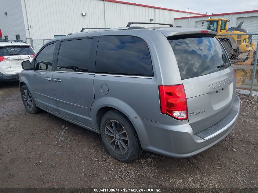 VIN 2C4RDGCG2HR617222 2017 Dodge Grand Caravan, Sxt no.3