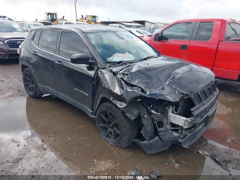 VIN 3C4NJCAB7JT335314 2018 Jeep Compass, Sport Fwd no.1