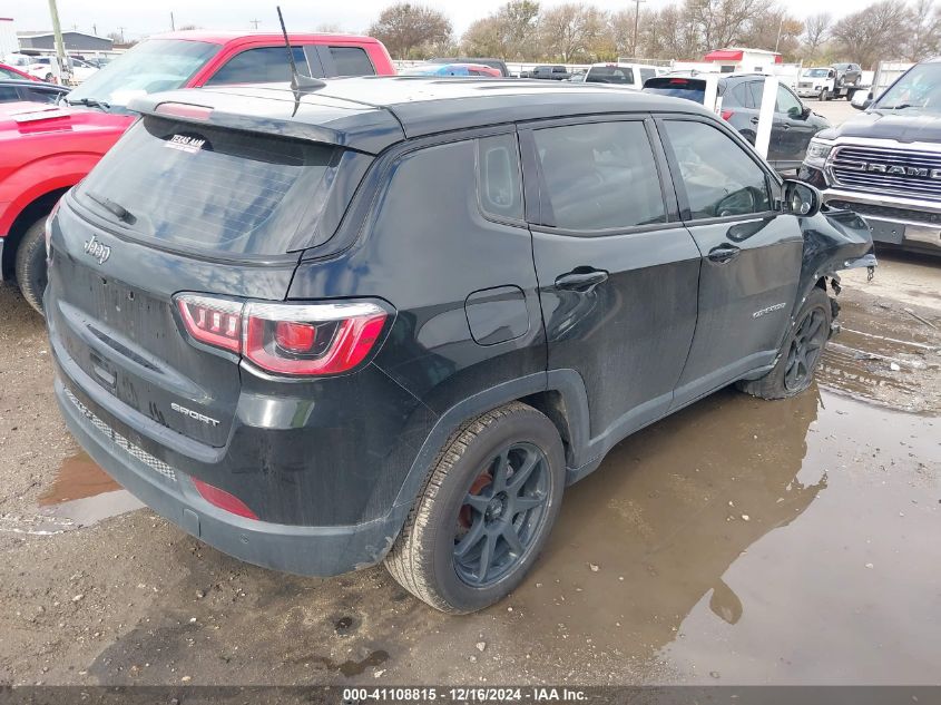 VIN 3C4NJCAB7JT335314 2018 Jeep Compass, Sport Fwd no.4