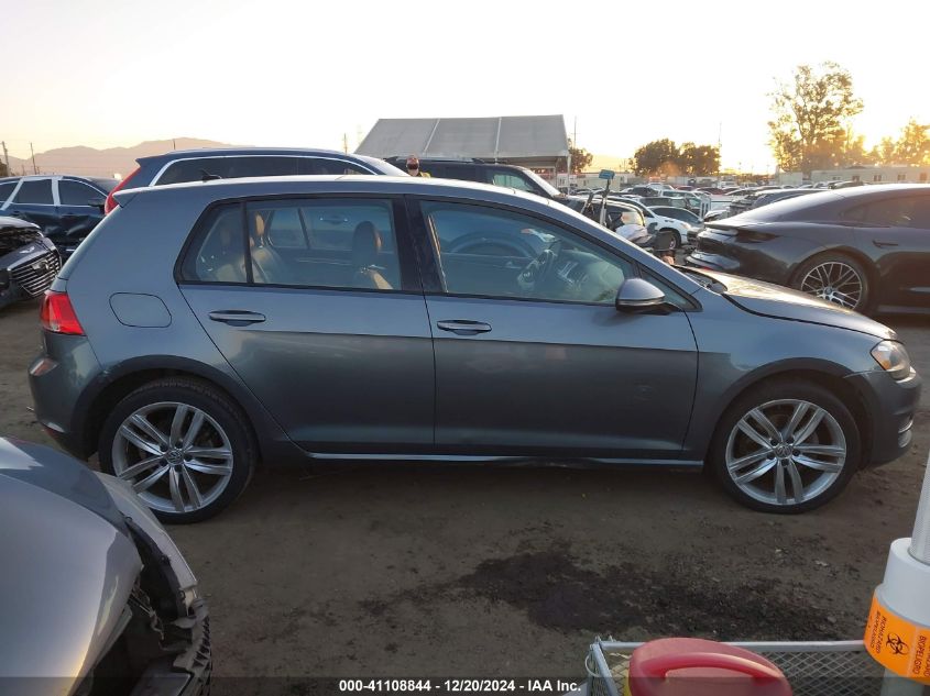 VIN 3VW217AU0FM005038 2015 Volkswagen Golf, Tsi Sel... no.13