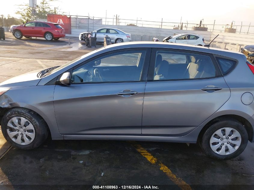 VIN KMHCT5AE8FU201038 2015 Hyundai Accent, GS no.14