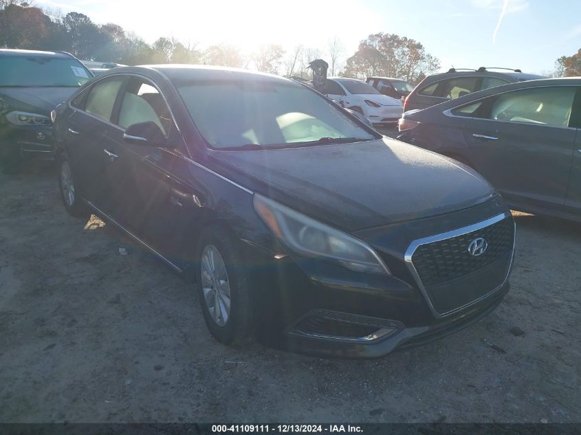 VIN KMHE24L11GA013478 2016 Hyundai Sonata, Hybrid SE no.1