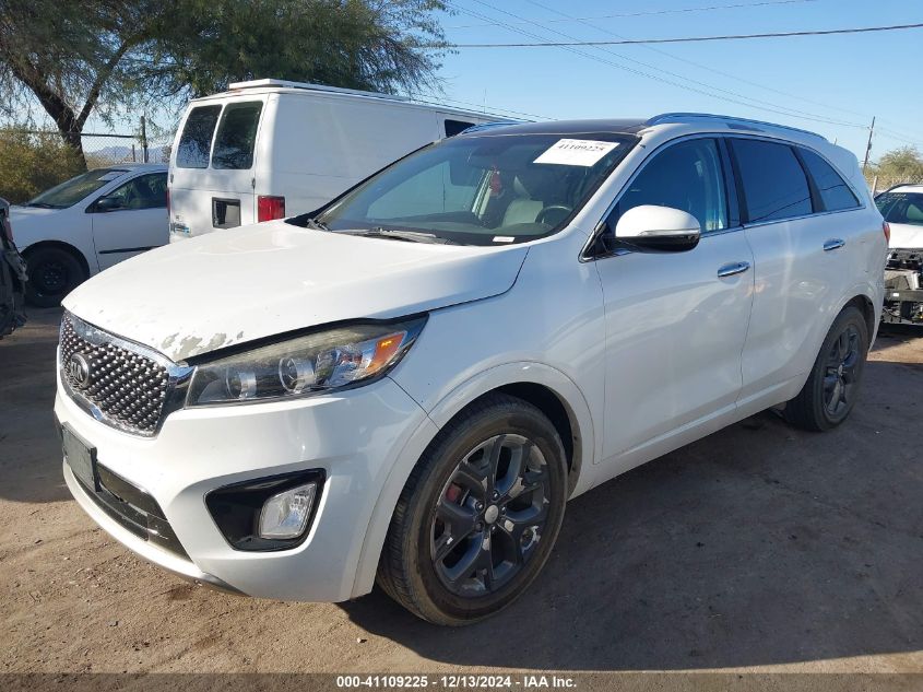 2016 Kia Sorento 3.3L Sx VIN: 5XYPK4A55GG117930 Lot: 41109225