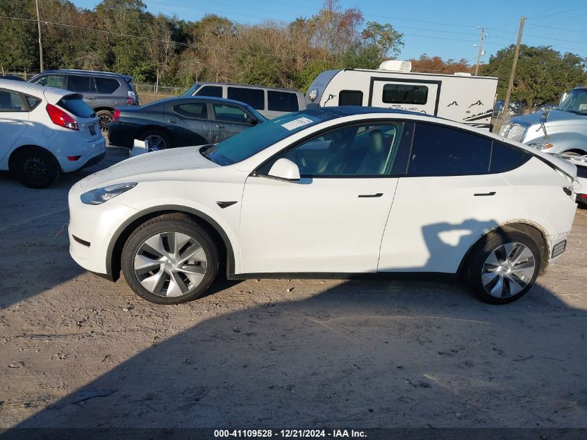 2021 TESLA MODEL Y LONG RANGE DUAL MOTOR ALL-WHEEL DRIVE - 5YJYGDEE4MF259589