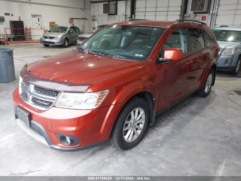 VIN 3C4PDCBG3ET301287 2014 DODGE JOURNEY no.2