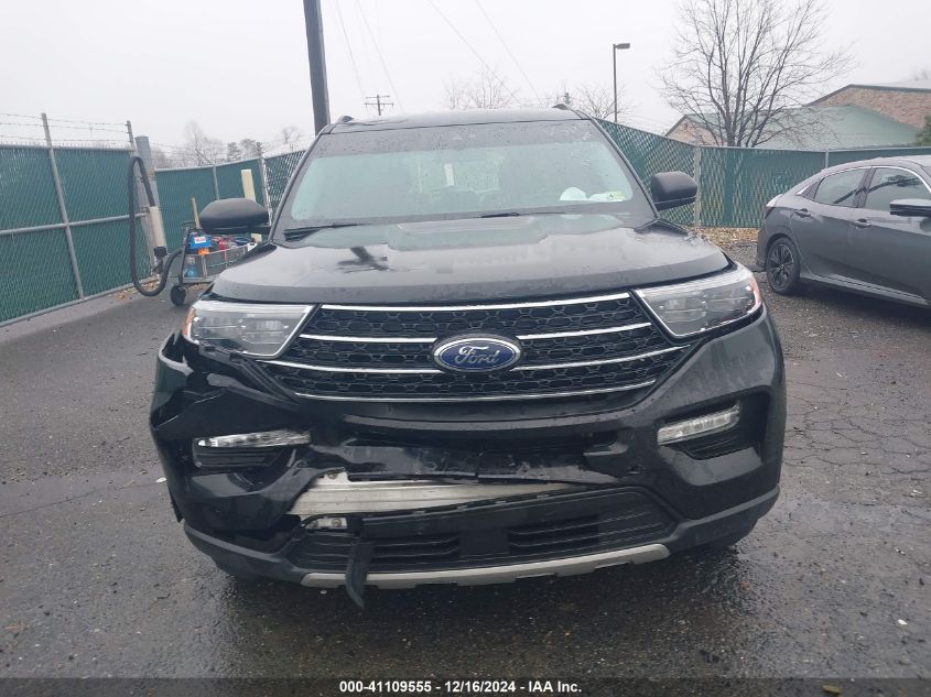 2021 Ford Explorer Xlt VIN: 1FMSK8DH5MGC51378 Lot: 41109555