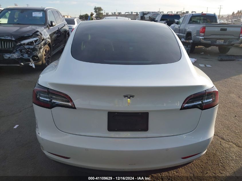 2021 Tesla Model 3 Standard Range Plus Rear-Wheel Drive VIN: 5YJ3E1EA5MF858898 Lot: 41109629