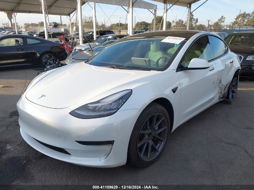 2021 Tesla Model 3 Standard Range Plus Rear-Wheel Drive VIN: 5YJ3E1EA5MF858898 Lot: 41109629