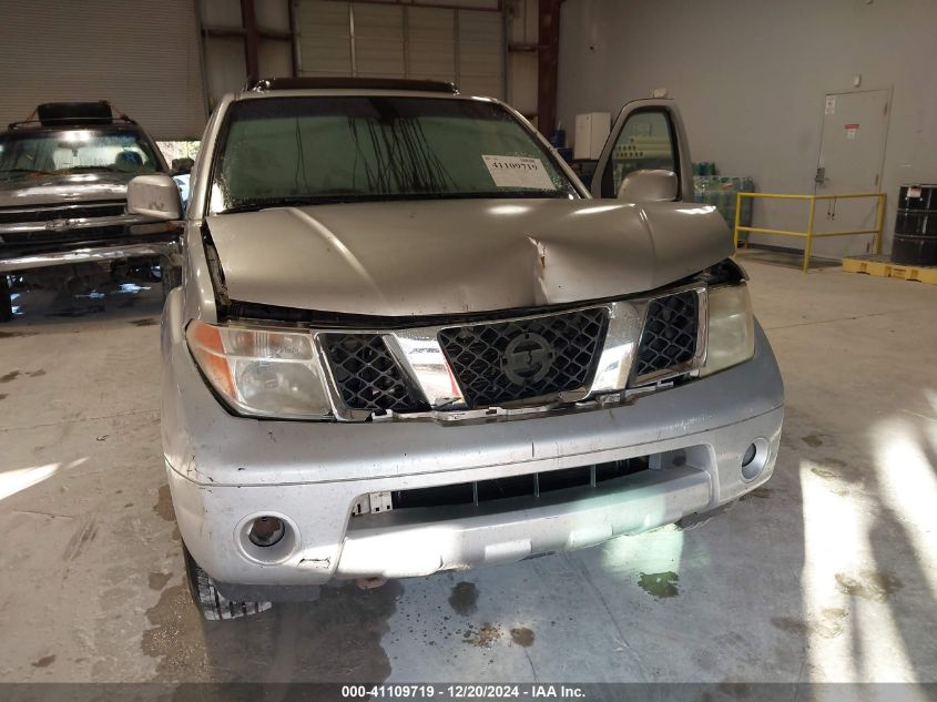 2005 Nissan Pathfinder Le VIN: 5N1AR18UX5C749610 Lot: 41109719