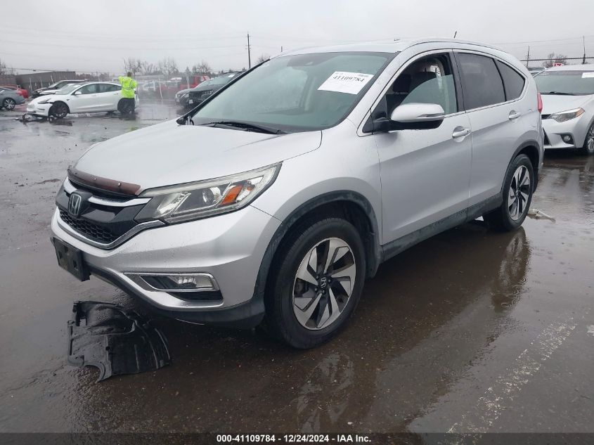 VIN 5J6RM4H9XFL067812 2015 Honda CR-V, Touring no.2