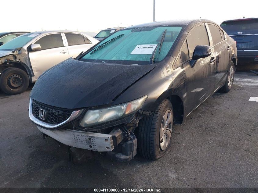 VIN 19XFB2F50DE279076 2013 Honda Civic, LX no.2