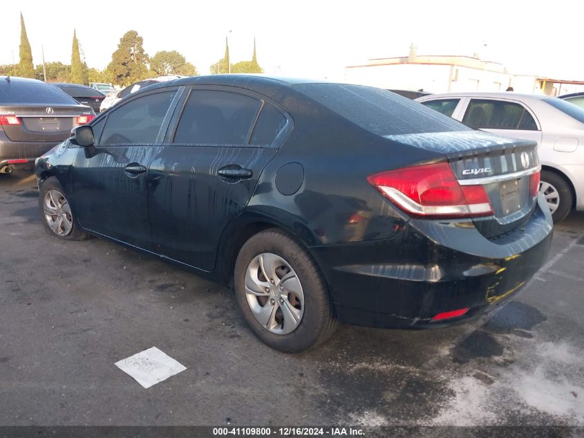 VIN 19XFB2F50DE279076 2013 Honda Civic, LX no.3