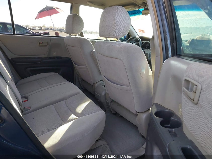 2003 Toyota Highlander V6 VIN: JTEGF21A130087682 Lot: 41109853
