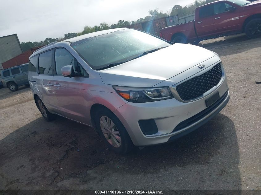 VIN KNDMB5C16G6134189 2016 KIA Sedona, LX no.1