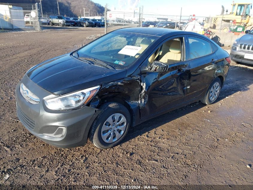 VIN KMHCT4AE9HU390621 2017 Hyundai Accent, SE no.2