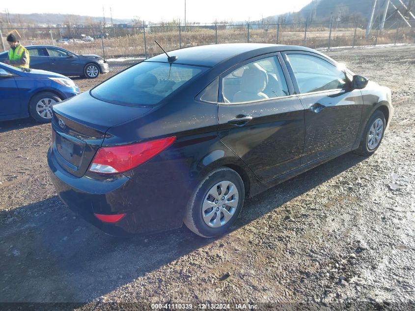 VIN KMHCT4AE9HU390621 2017 Hyundai Accent, SE no.4