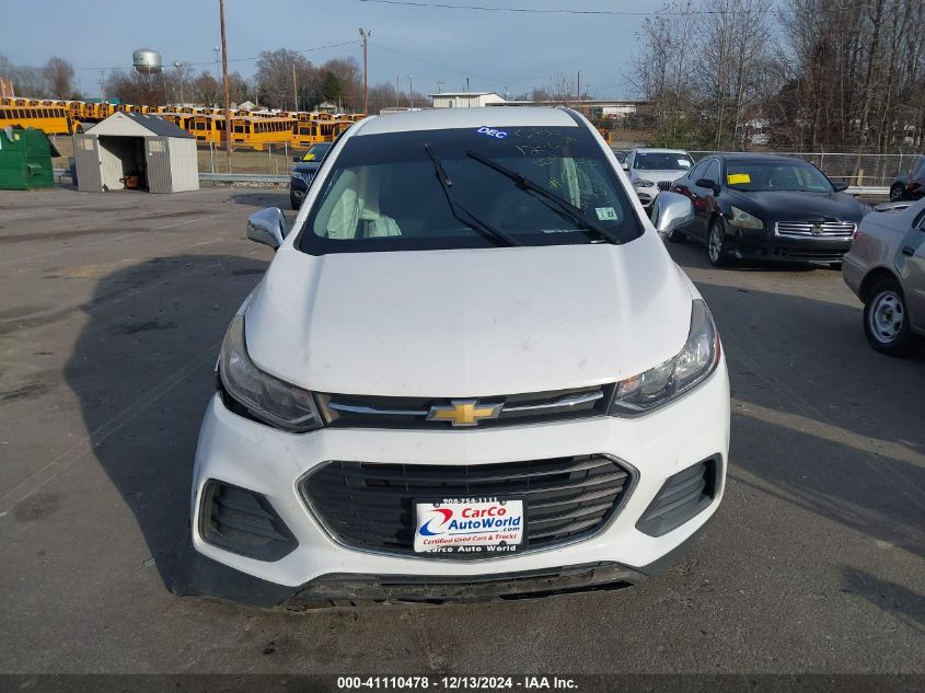 2017 Chevrolet Trax Ls VIN: 3GNCJNSB7HL239850 Lot: 41110478