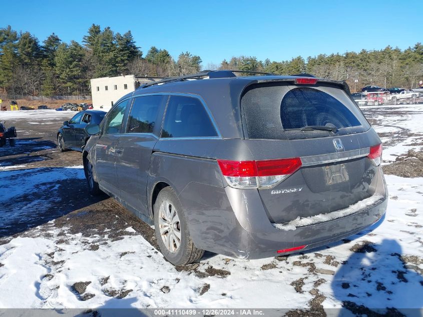 VIN 5FNRL5H61EB052394 2014 Honda Odyssey, Ex-L no.3