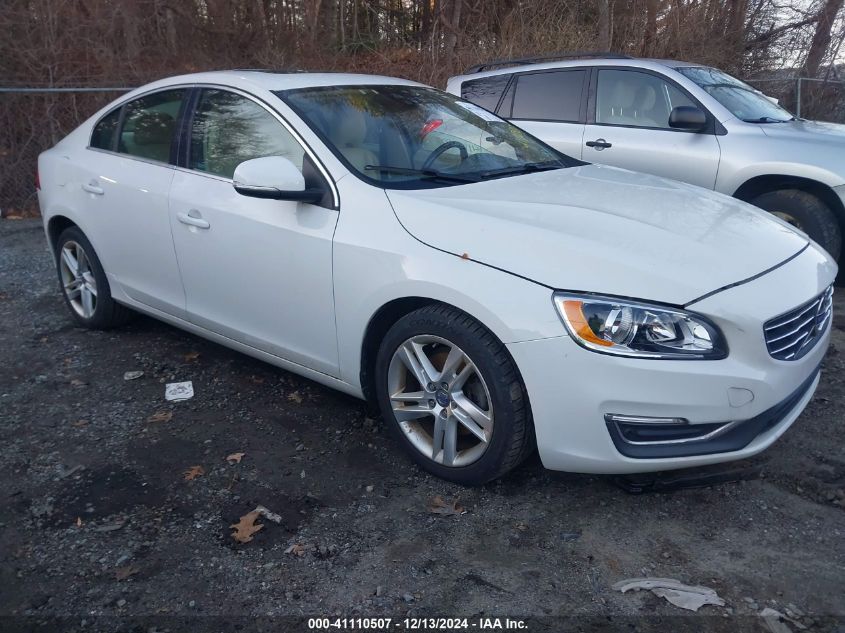 VIN YV126MFK4F1348663 2015 Volvo S60, T5 Premier no.1