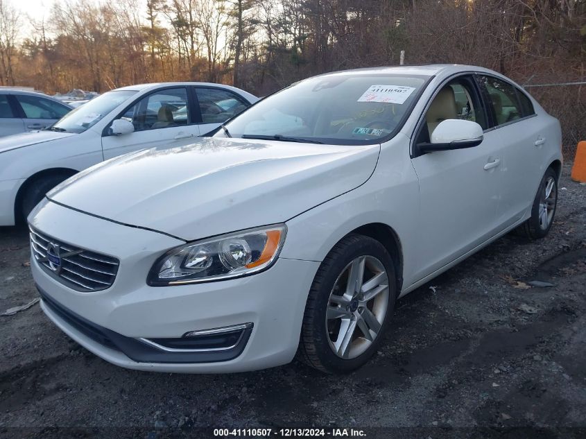 VIN YV126MFK4F1348663 2015 Volvo S60, T5 Premier no.2