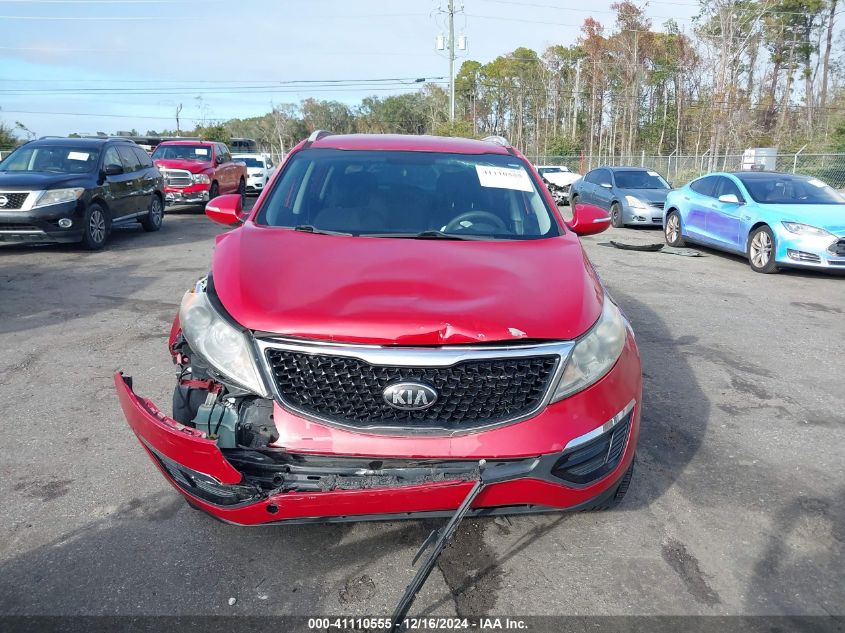 2015 Kia Sportage Lx VIN: KNDPB3AC2F7696203 Lot: 41110555