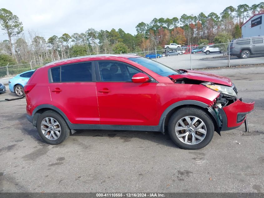 2015 Kia Sportage Lx VIN: KNDPB3AC2F7696203 Lot: 41110555