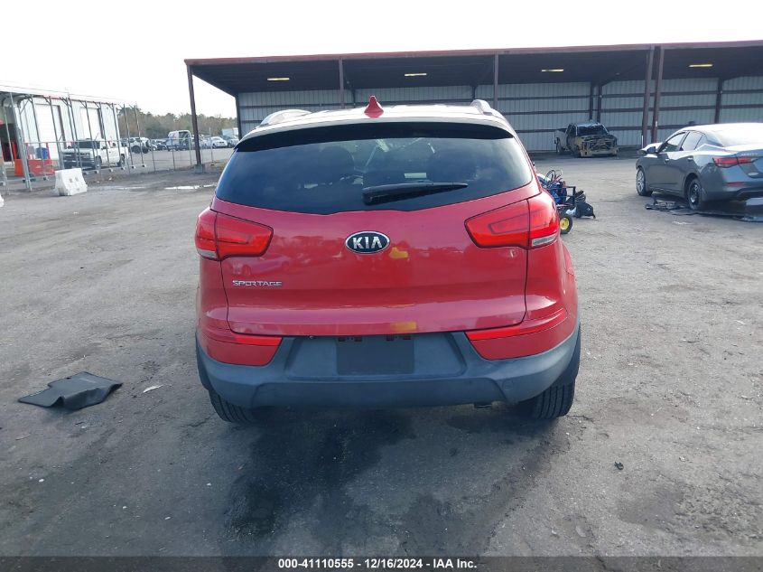 2015 Kia Sportage Lx VIN: KNDPB3AC2F7696203 Lot: 41110555