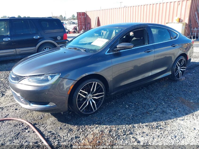 VIN 1C3CCCABXFN654025 2015 CHRYSLER 200 no.2