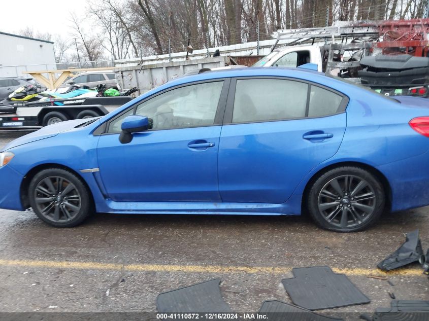 2015 Subaru Wrx Limited VIN: JF1VA1J62F9809599 Lot: 41110572