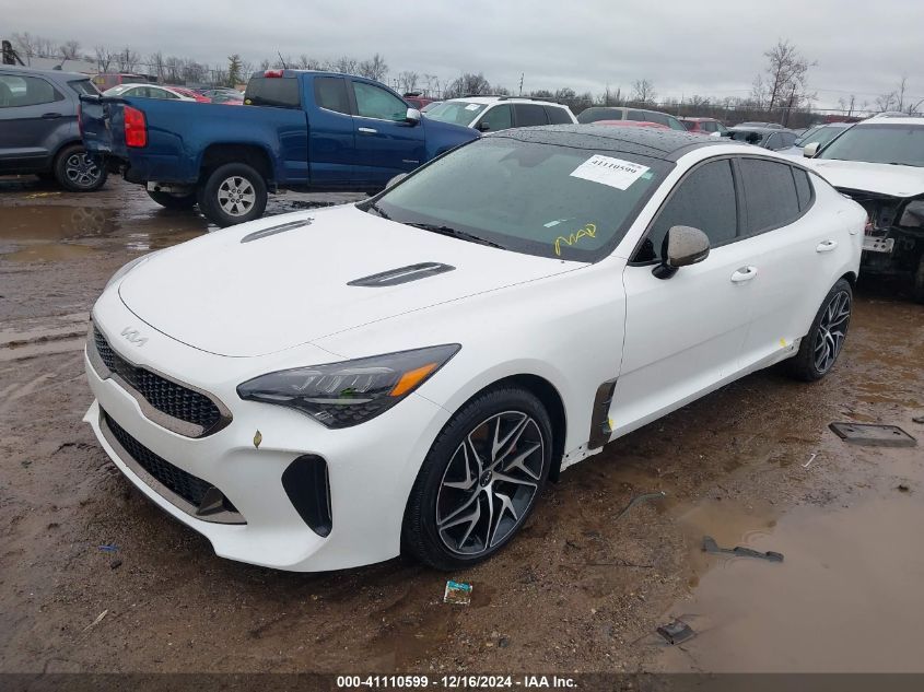 VIN KNAE35LD2N6110364 2022 KIA Stinger, Gt-Line no.2