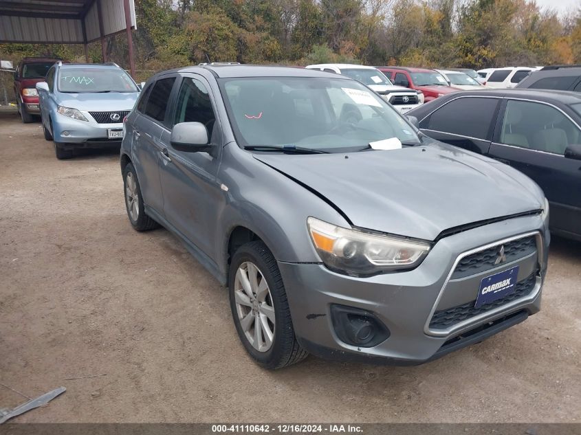 VIN 4A4AP3AU1EE017069 2014 MITSUBISHI OUTLANDER SPORT no.1