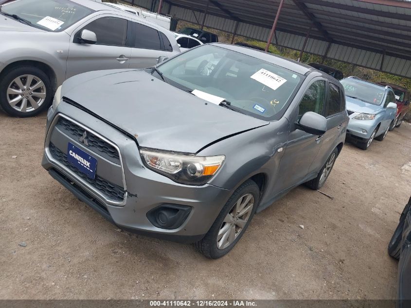 VIN 4A4AP3AU1EE017069 2014 MITSUBISHI OUTLANDER SPORT no.2