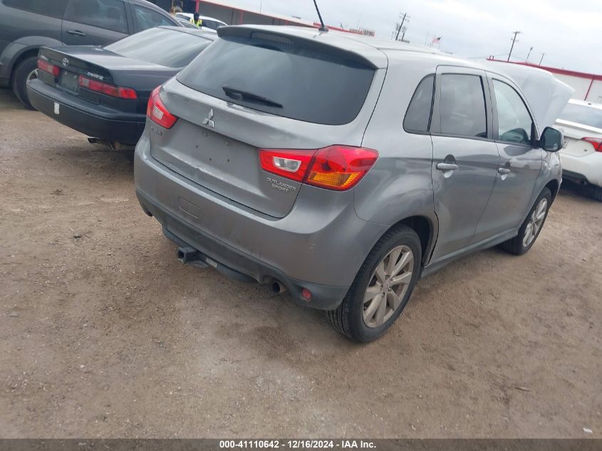 VIN 4A4AP3AU1EE017069 2014 MITSUBISHI OUTLANDER SPORT no.4