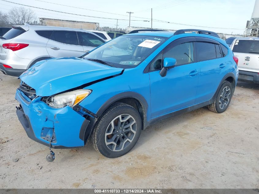 VIN JF2GPANCXGH311208 2016 SUBARU CROSSTREK no.2