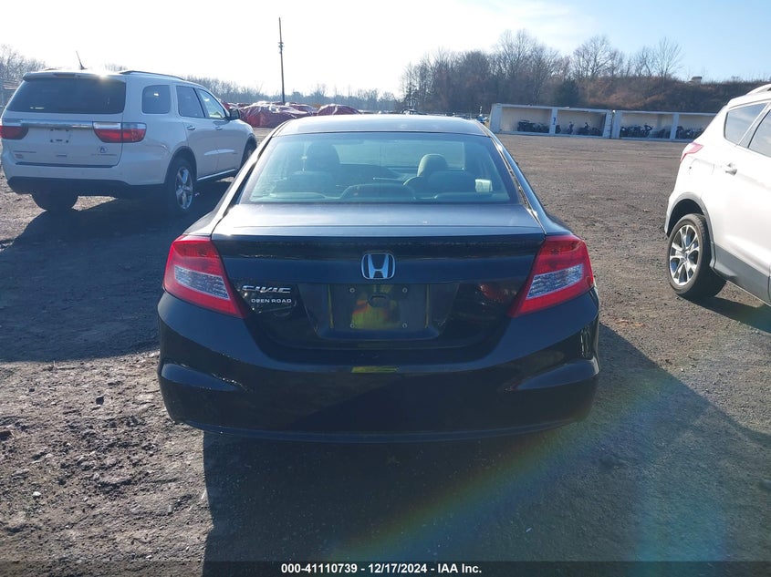 2012 HONDA CIVIC VIN: 2HGFG3B5XCH554941