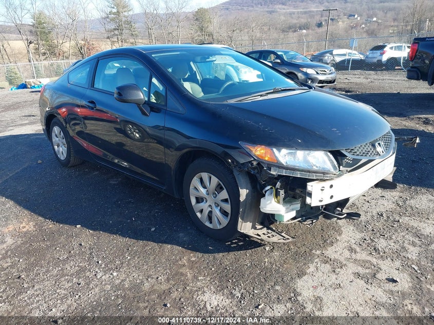 2012 HONDA CIVIC VIN: 2HGFG3B5XCH554941