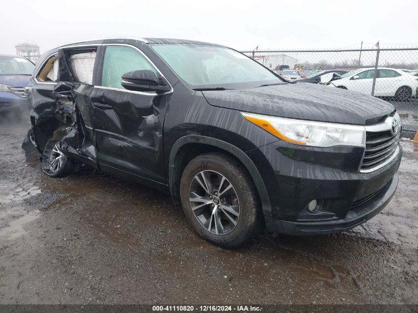 VIN 5TDJKRFH5GS338730 2016 TOYOTA HIGHLANDER no.1