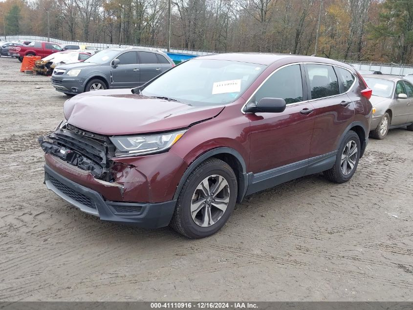 VIN 5J6RW5H33HL003416 2017 Honda CR-V, LX no.2