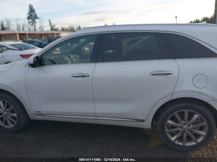 2016 Kia Sorento 3.3L Sxl VIN: 5XYPKDA5XGG075285 Lot: 41111068