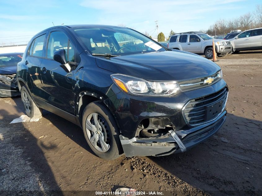 VIN 3GNCJKSB4JL262507 2018 CHEVROLET TRAX no.1