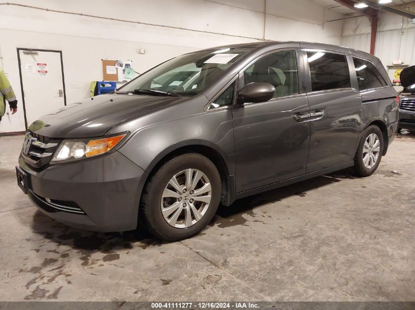 VIN 5FNRL5H64GB123381 2016 Honda Odyssey, Ex-L no.2