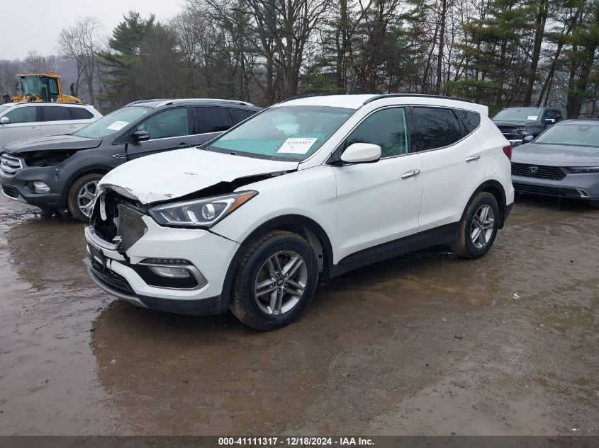 VIN 5NMZUDLB0HH045015 2017 Hyundai Santa Fe, Sport... no.2