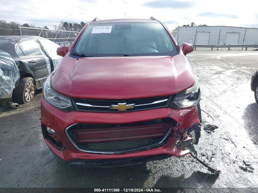 2018 Chevrolet Trax Premier VIN: 3GNCJRSBXJL216205 Lot: 41111368