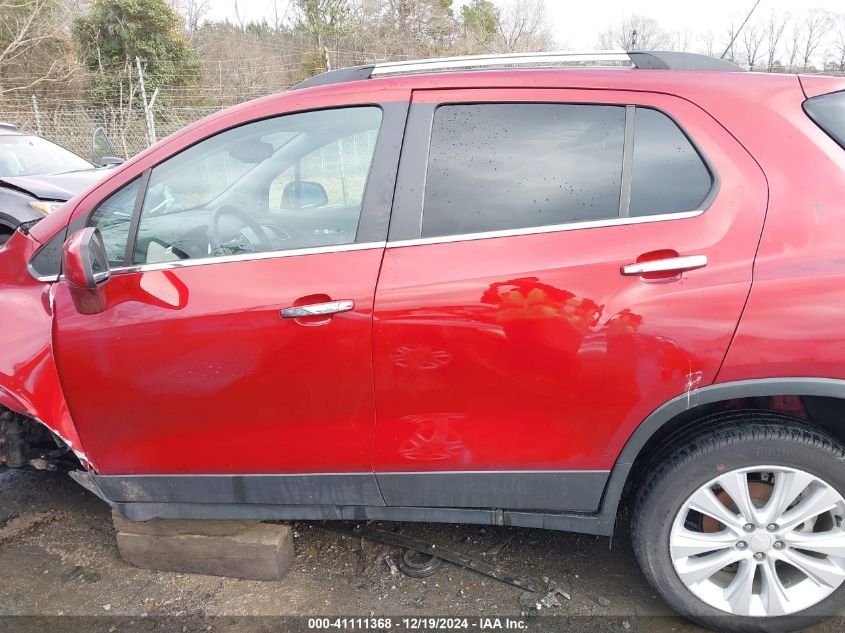 2018 Chevrolet Trax Premier VIN: 3GNCJRSBXJL216205 Lot: 41111368